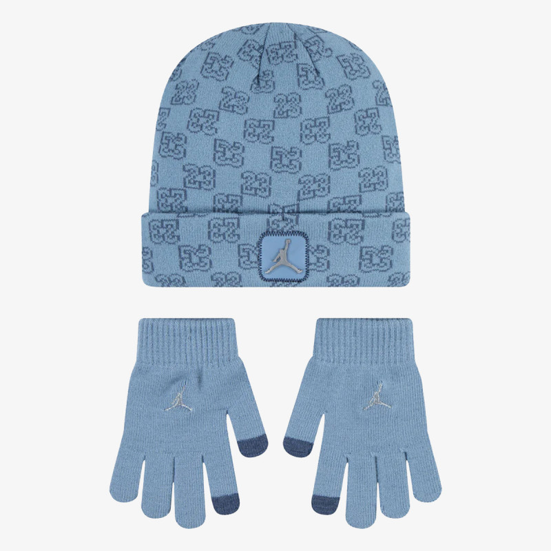 NIKE SET JAN MONOGRAM BEANIE SET 